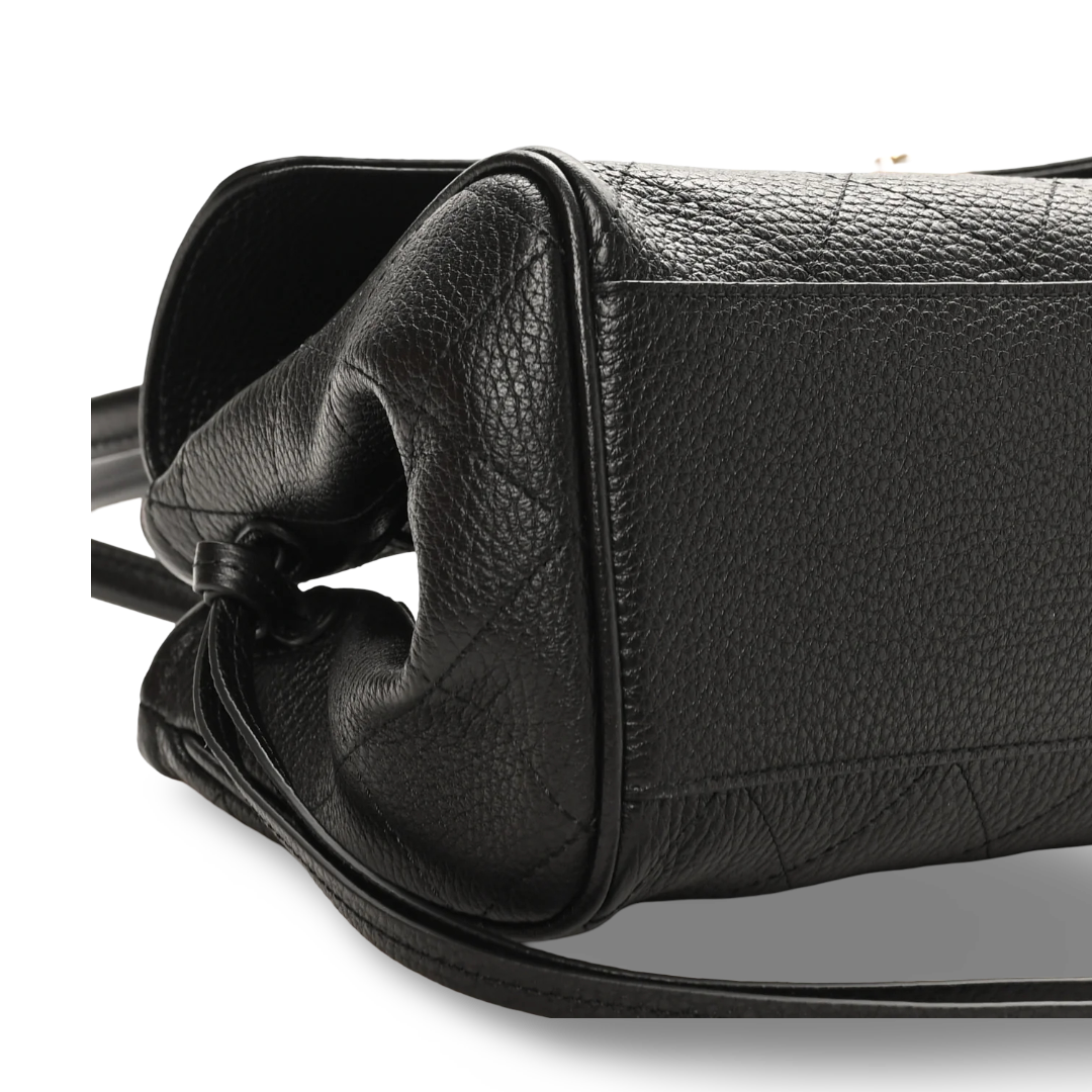 Chanel Quitled Caviar 26S Shoulder Tote - GHW/ Black