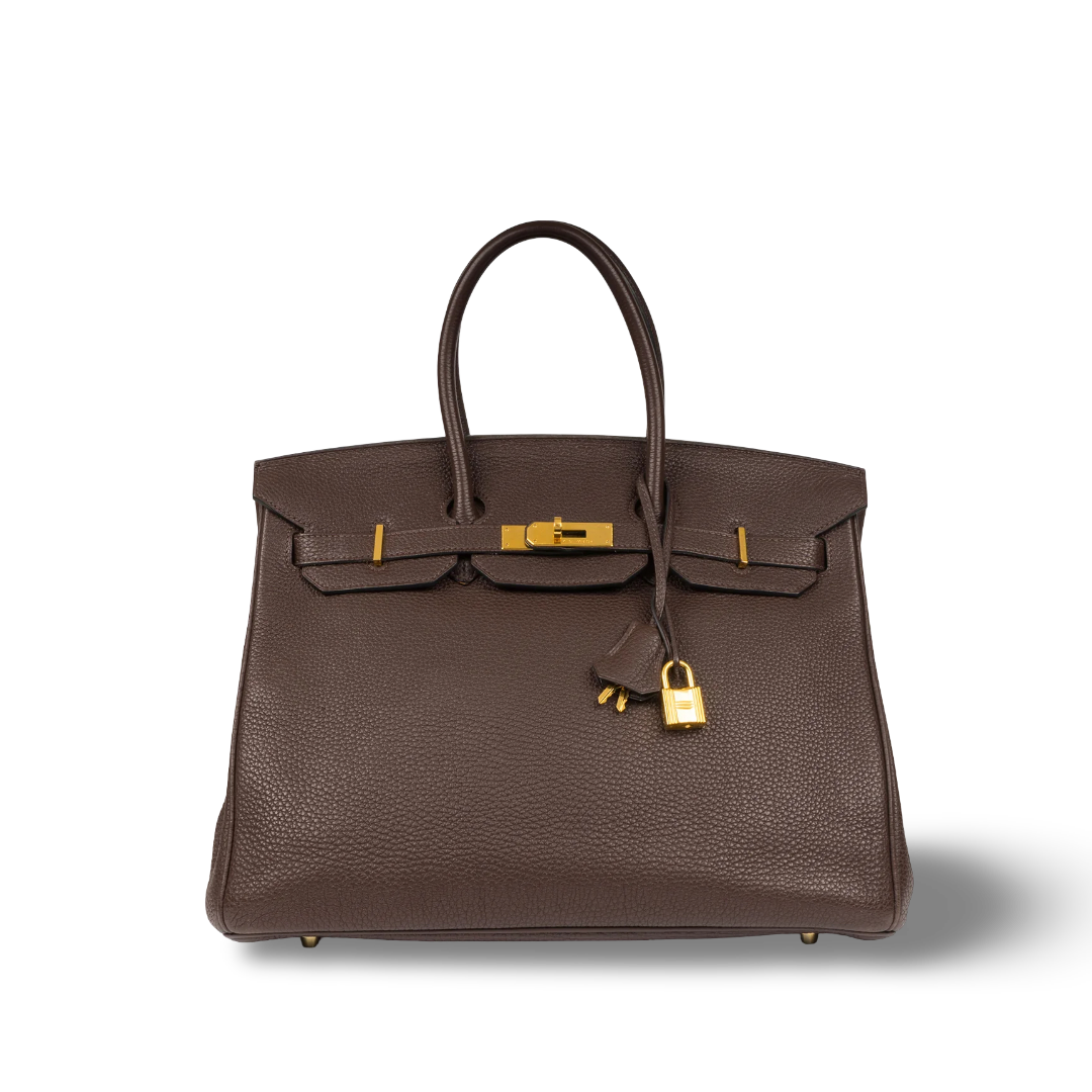 Hermes Togo Birkin 35 Bag - GHW / Havane