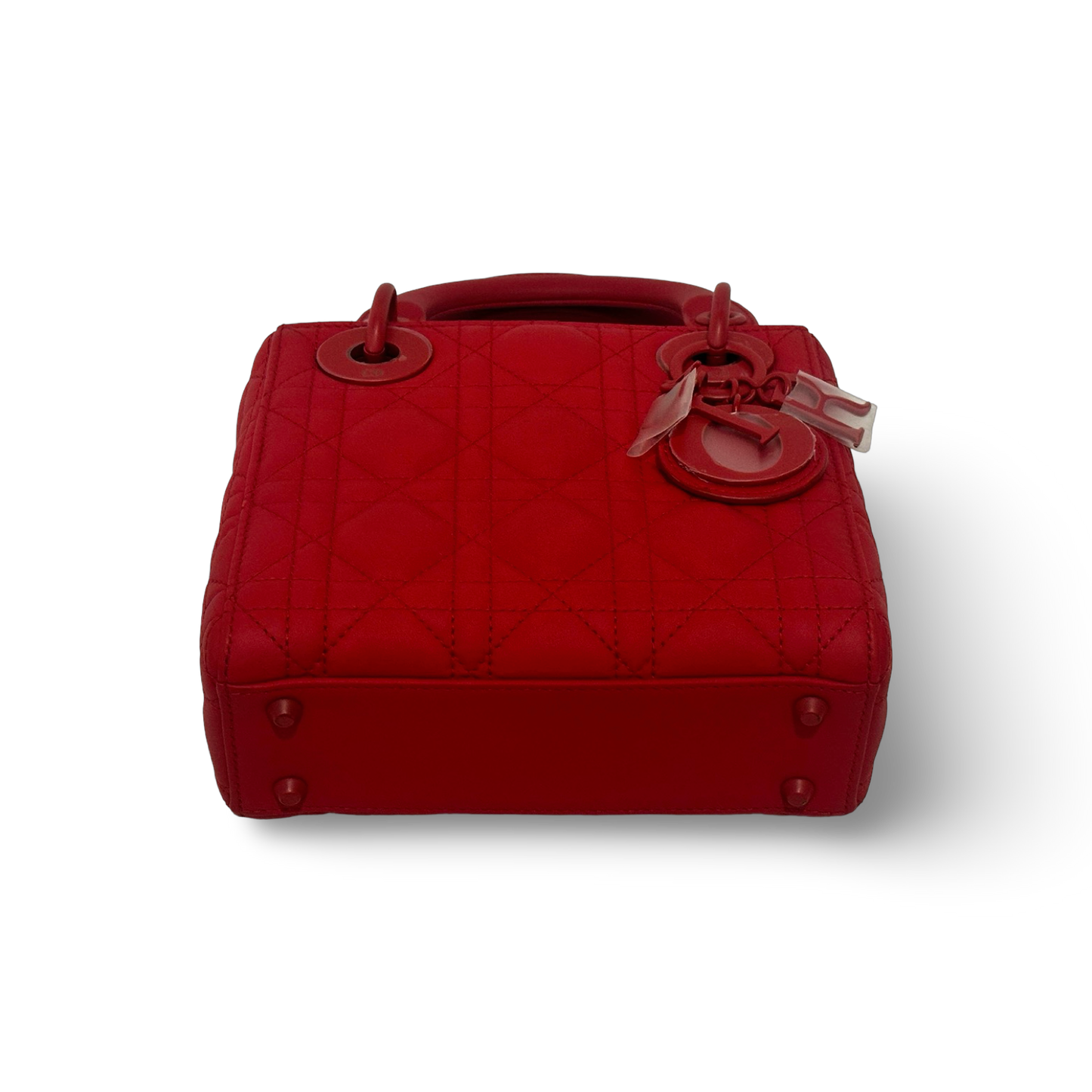 Dior Classic Matte Mini Lady Bag Red