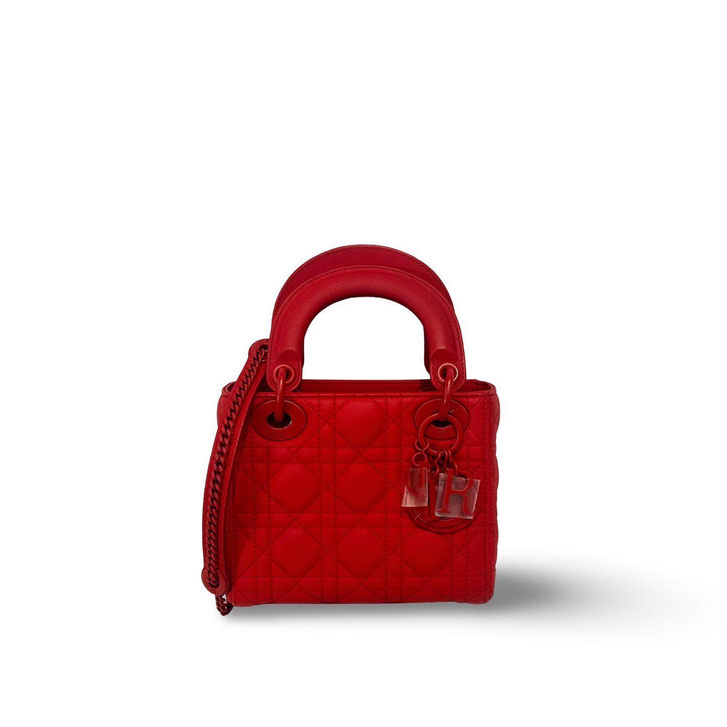 Dior Classic Matte Mini Lady Bag Red