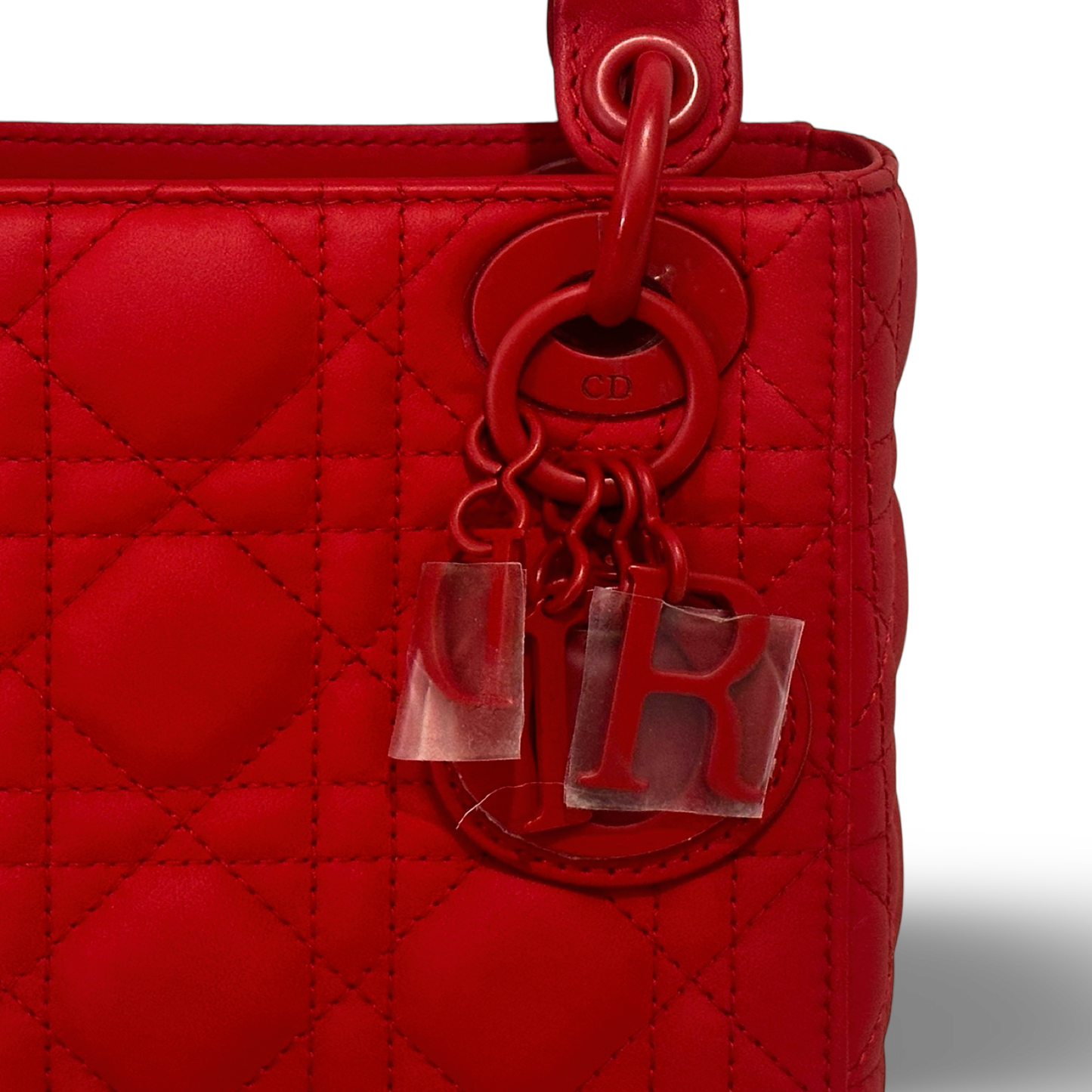 Dior Classic Matte Mini Lady Bag Red