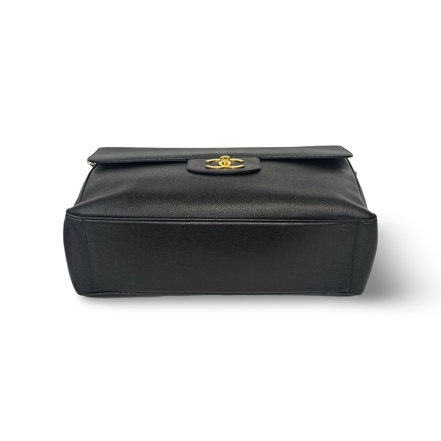 Chanel Vintage Caviar XXL Tote Bag Black
