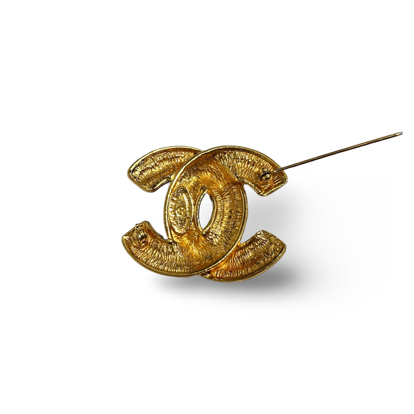 Chanel Vintage CC Logo Brooch