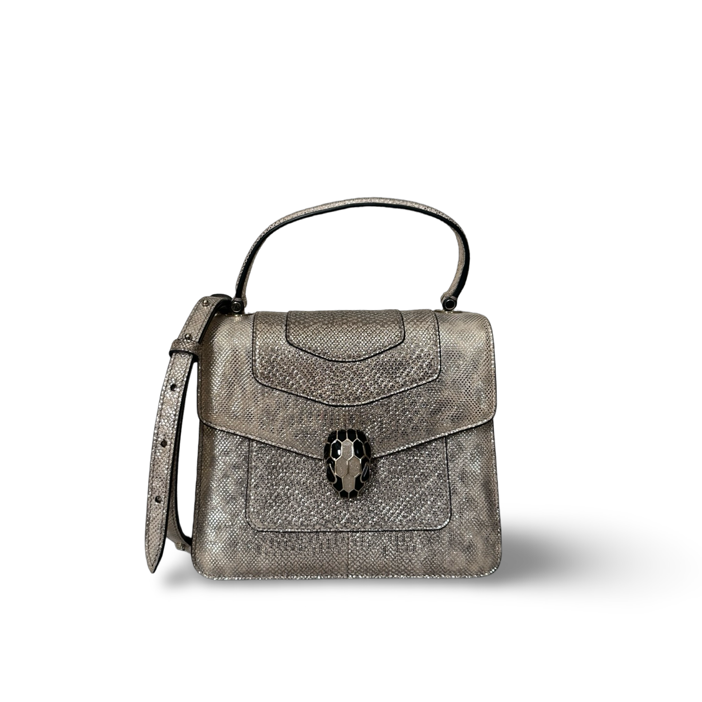 Bvlgari Snake Skin Serpenti Forever Crossbody - GHW / Bronze