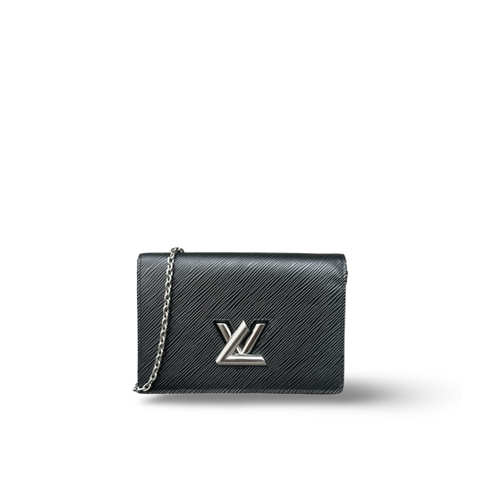 Louis Vuitton Epi Twist Belt WOC Silver - Black