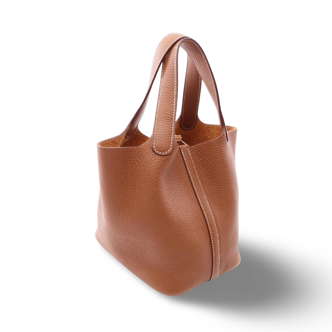 Hermes Clemence Picotin Lock 18 PM  - GHW/ Gold